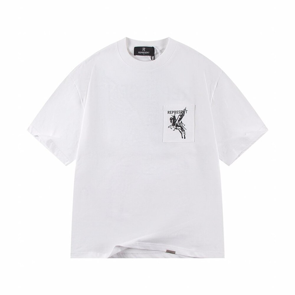 Represent Pegasus Graphic White T Shirt